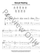 Sexual Healing Guitar and Fretted sheet music cover